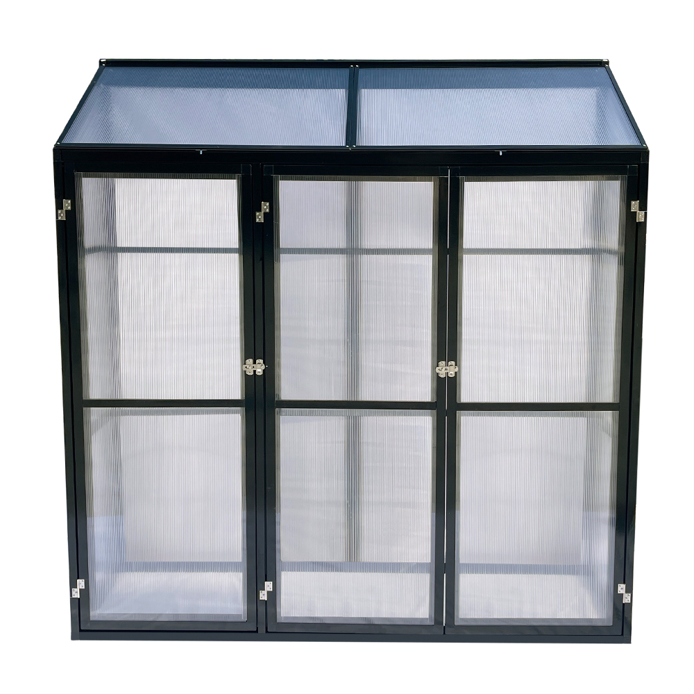 LB-LG-02 180x52x190cm إطار ألومنيوم خارجي خفيف إلى البيت الأخضر