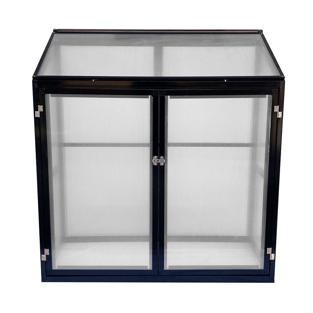 LB-LG-01 130x52x140cm باب منزلق شفاف منزلق من البيت الأخضر
